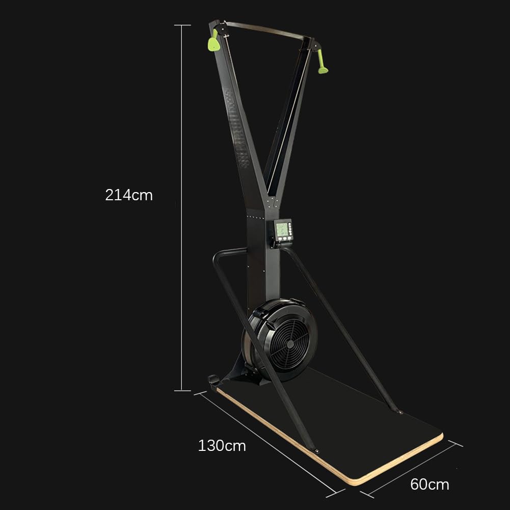 UPWONEA Indoor Ski Training Machine, Wind Resistance Ski Simulator, Full Body Fitness Trainer, Body Balance Training Machine, Stability Core Training
