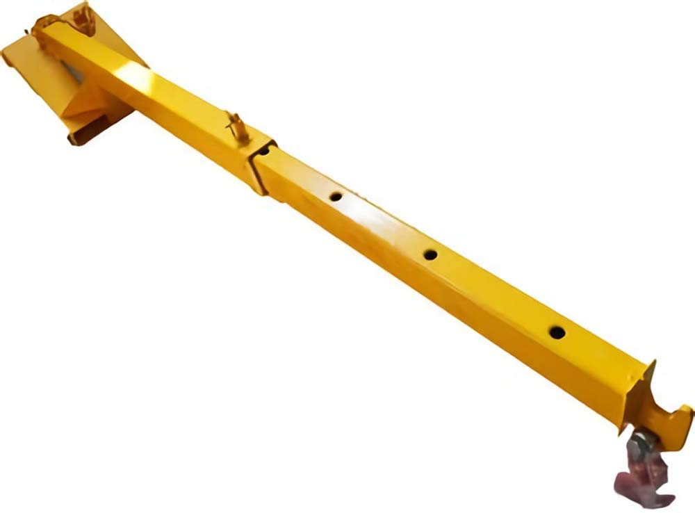 INTSUPERMAI 3 Ton / 6600 LB Forklift Crane Attachment with Truss Hoist Jib Boom and Hook Forklift Jib Boom Crane