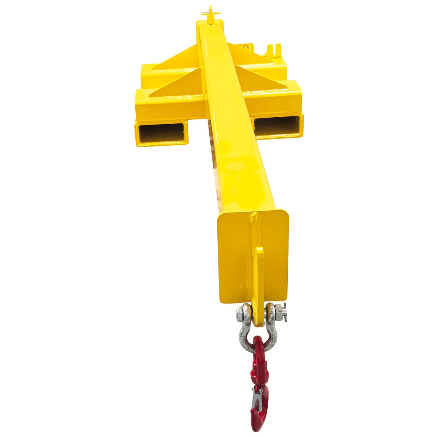 WYDDDARY 6613.87LB Transverse and Longitudinal Bidirectional Forklift Telescopic Boom Dual-Purpose Adjustable Mobile Crane Lifting Hoist Truss Jib Boom for Lifting and Hoisting
