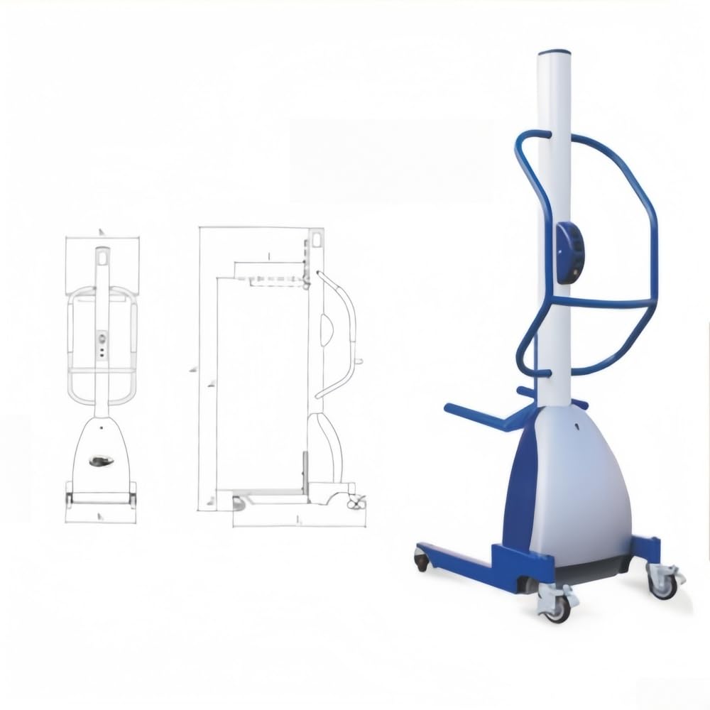Manual Stacker Lift Truck – 150kg Load Capacity, 1420mm Max Lifting Height, Compact Electric Lift Table, 880mm Length, 520mm Width, Ideal for Warehouse & Material Handling