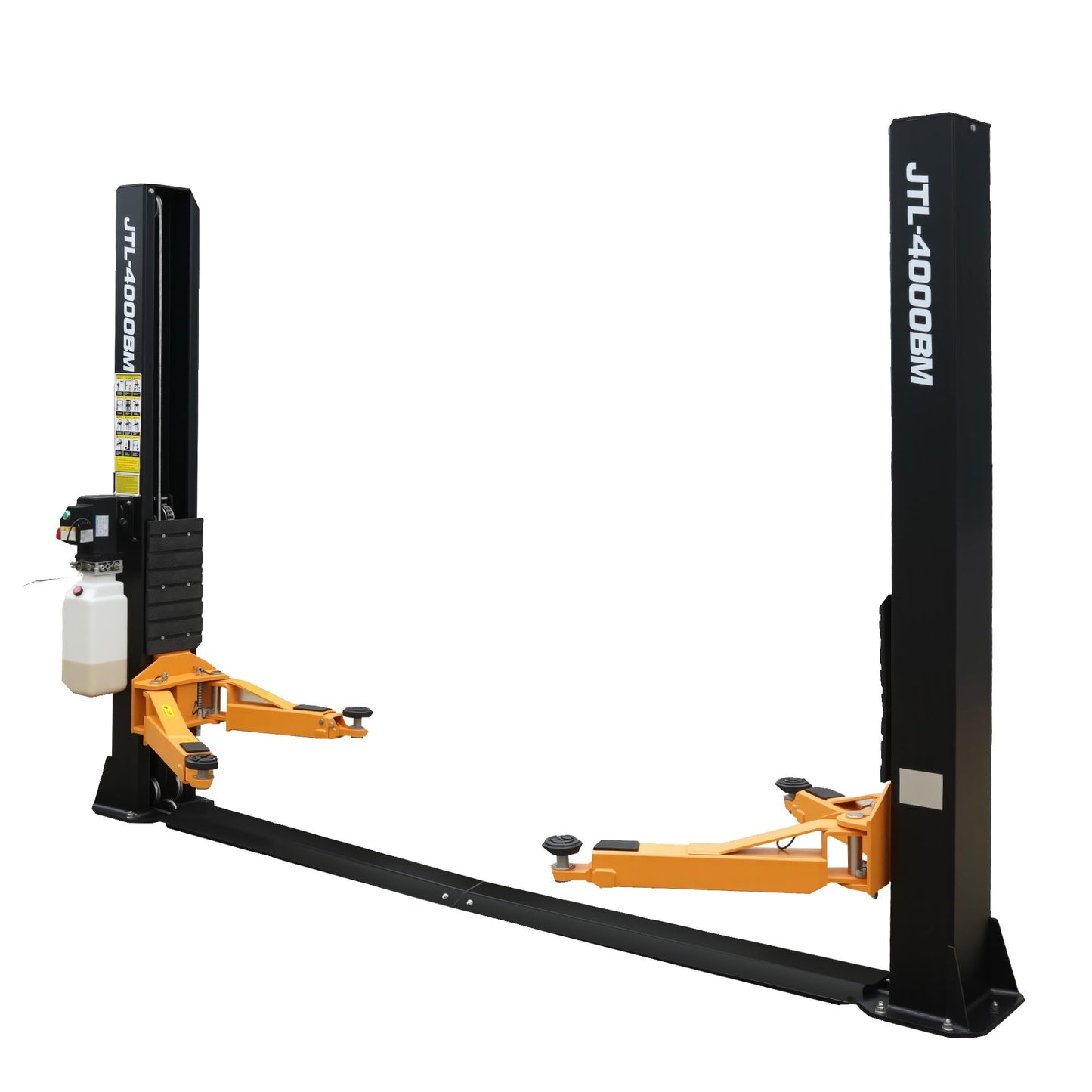 Albott 2 Post Car Lift 10000 LBS, Heavy Duty Hydraulic Vehicle Lift for Home Garage, 3+2 Adjustable Arms, Dual Point Safety Release and Rubber Door Protectors, 220V 60HZ 1PH