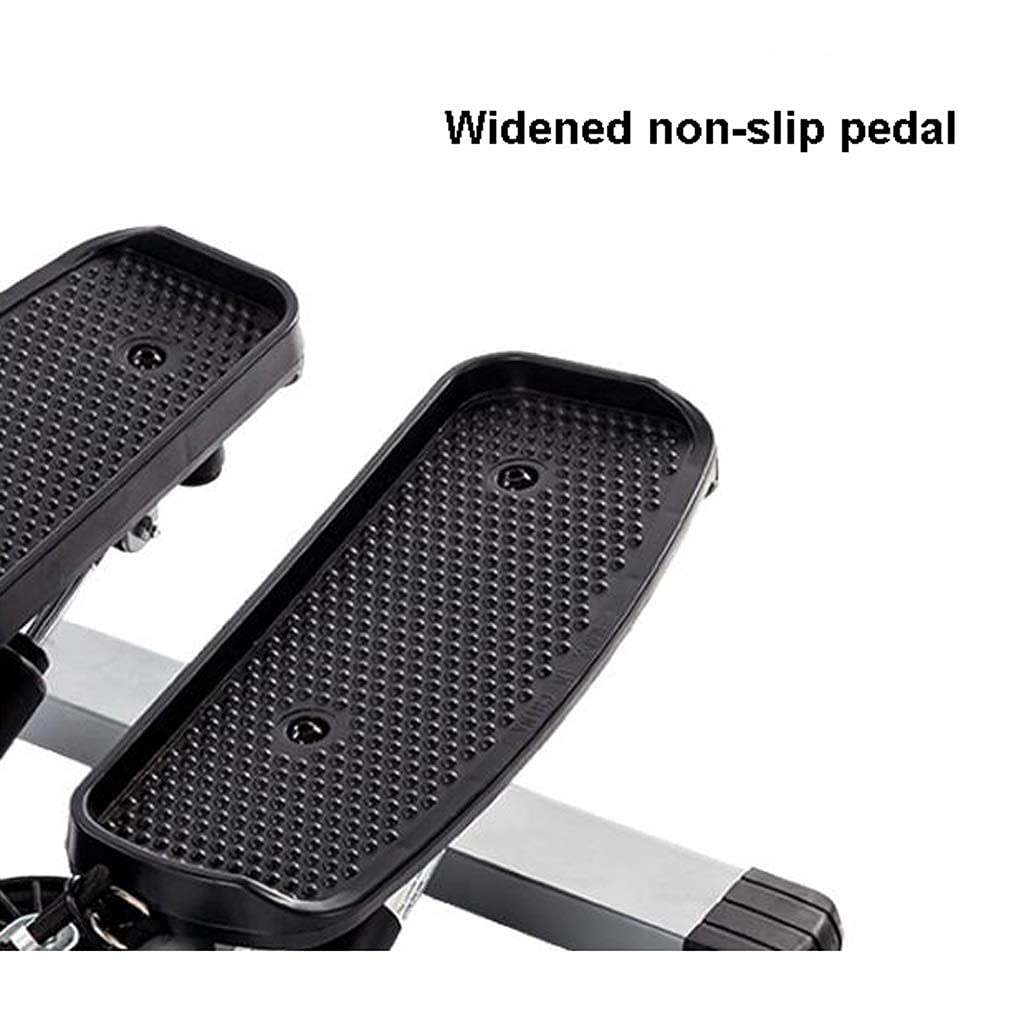 Mini-Stepper Swing Stepper Twist Stepper Mini Step Machine with Resistance Bands Home Mute Stair Fitness Machiner Free I