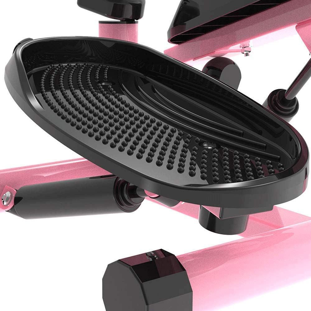 ZHCWEP Stepper,Stepper - Pink, Purple Fitness Stair Stepper, Mini Stepper Fitness Cardio Exercise Trainer, Adjustable Height Stepper Machine with Twisting Action