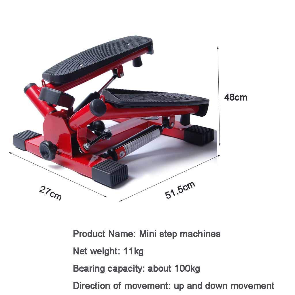 Step Machine Mini with Adjustable Stepper, with Hydraulic Resistance, Stair Stepper Exercise Machine Large Non-Slip Ped