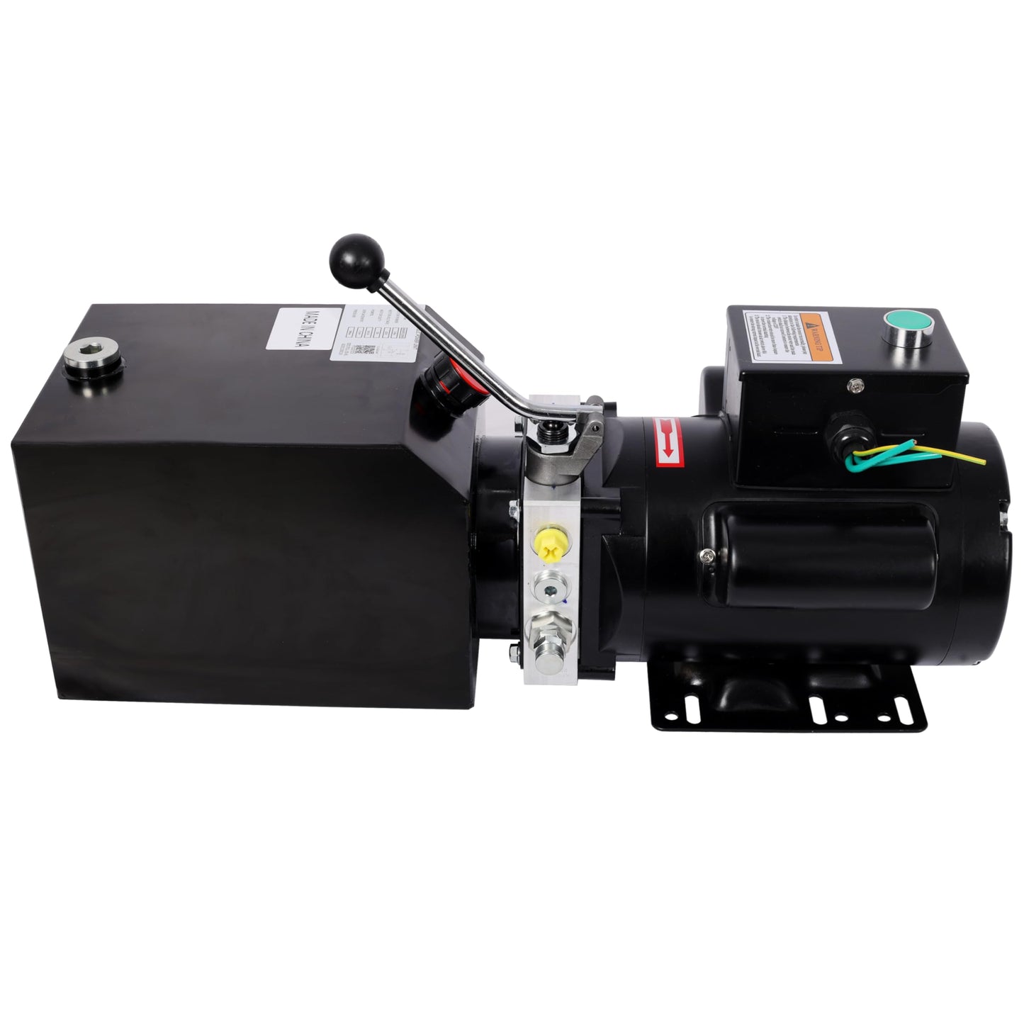 Replacement Hydraulic Power Unit for 2 Post 4 Post Car Lifts, 220V Single Phase Hydraulic Pump, 6 Quart Reservoir, 2750 PSI, Universal Fit for BendPak, Challenger, Rotary, Forward