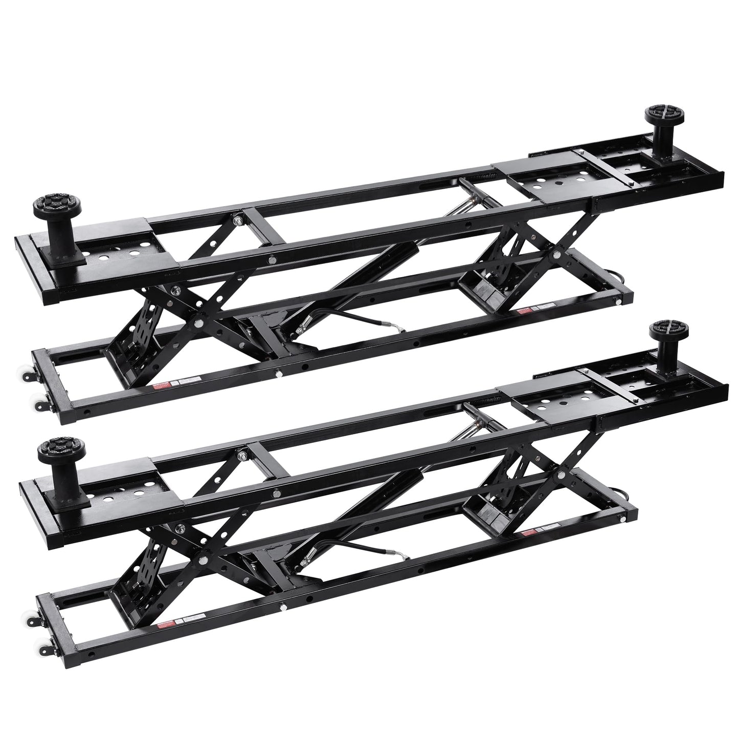 5000 LBS Portable Car Lift, Heavy Duty Quick Jack with 25.6" Max Height, Extended-Length Plates, 120V Power Unit, for Cars, SUVs, Light Trucks, Shop Use or Garage, Black