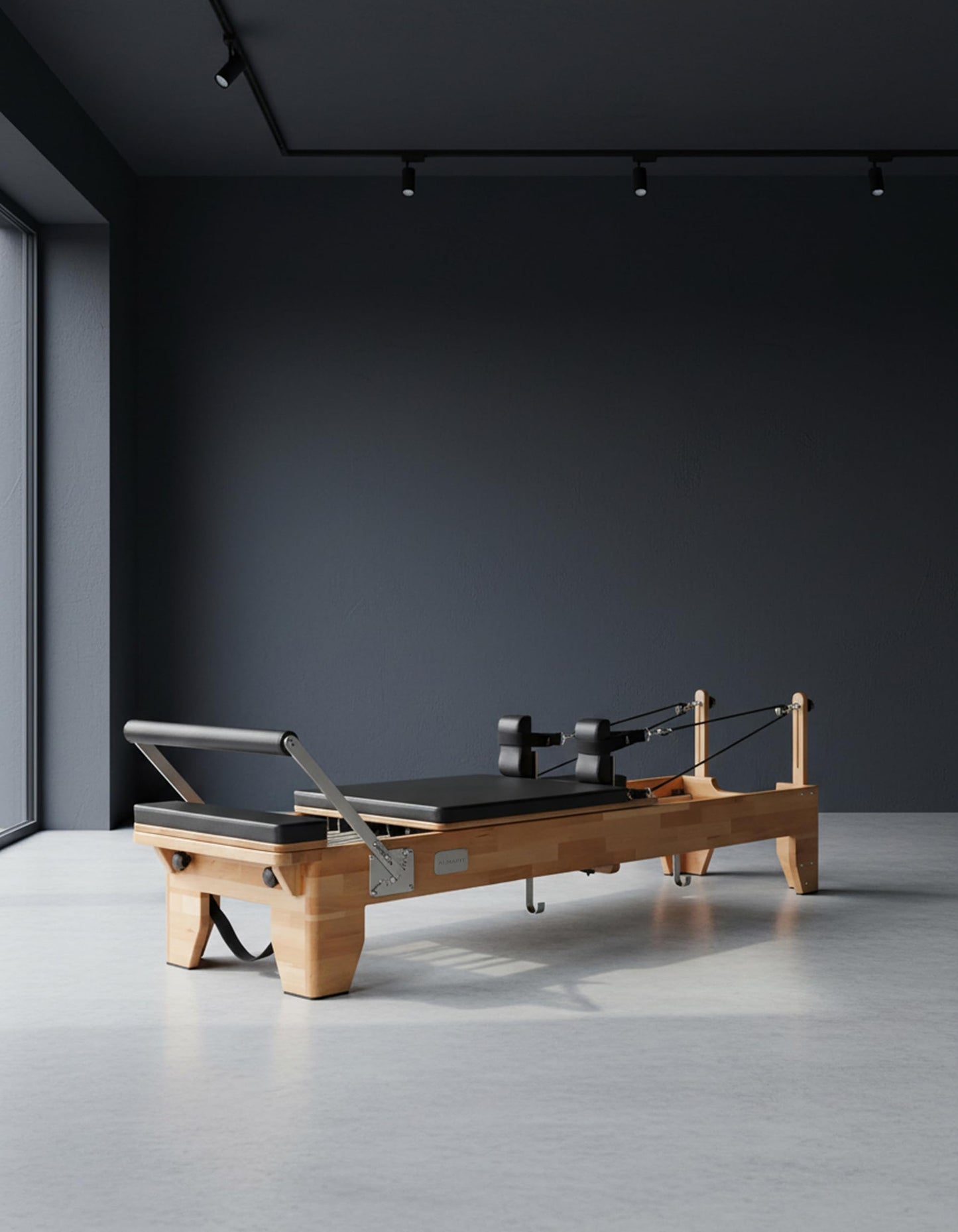 Pilates Reformer Machine – Beginner-Friendly Home & Studio Reformer with Comfortable Padding & Adjustable Resistance – Ideal for New Users – (Summer Sale)