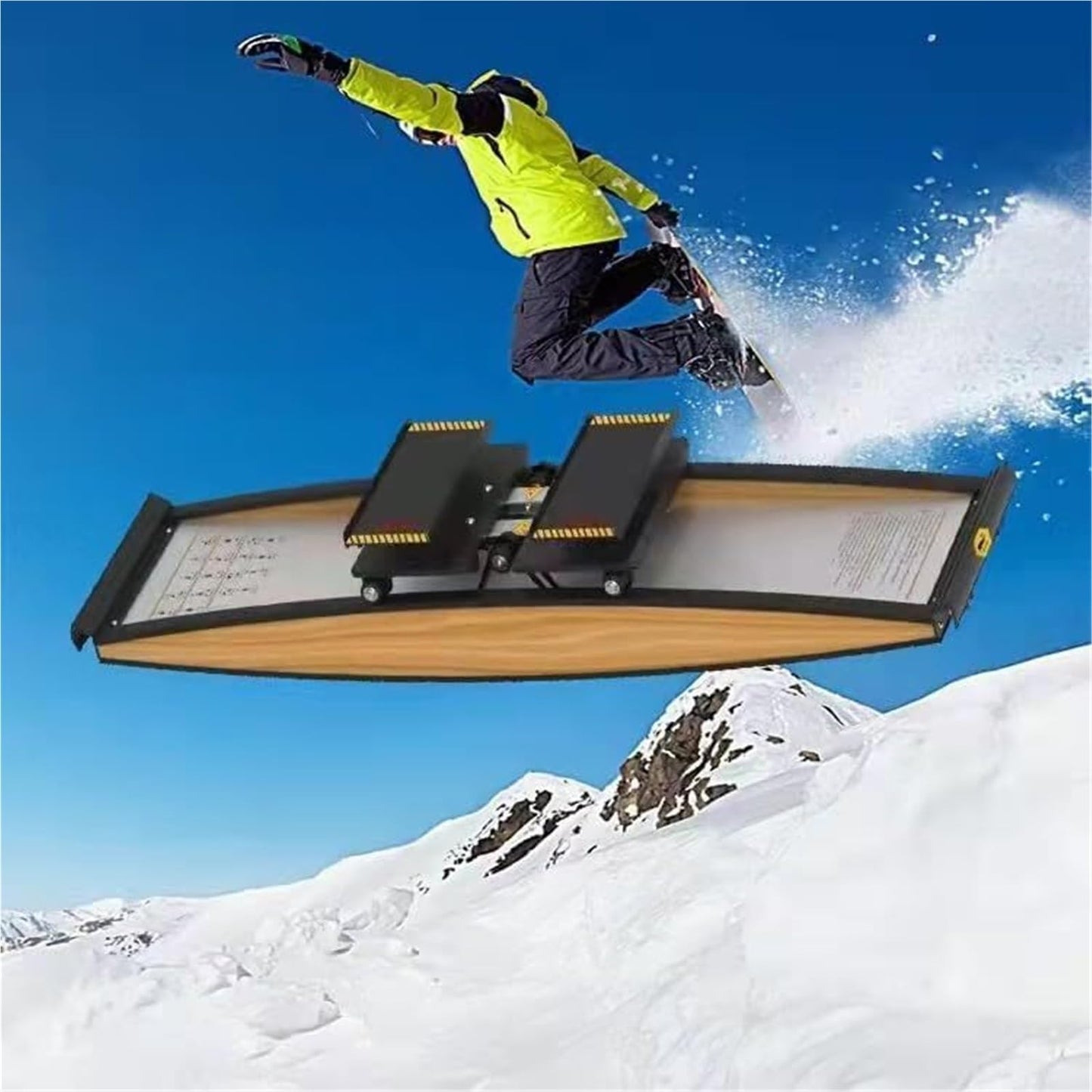 Ski Simulator,Ski Machine, Professional Indoor Fitness Equipment 150kg Load-Bearing 0-100kg Adjustable Resistance