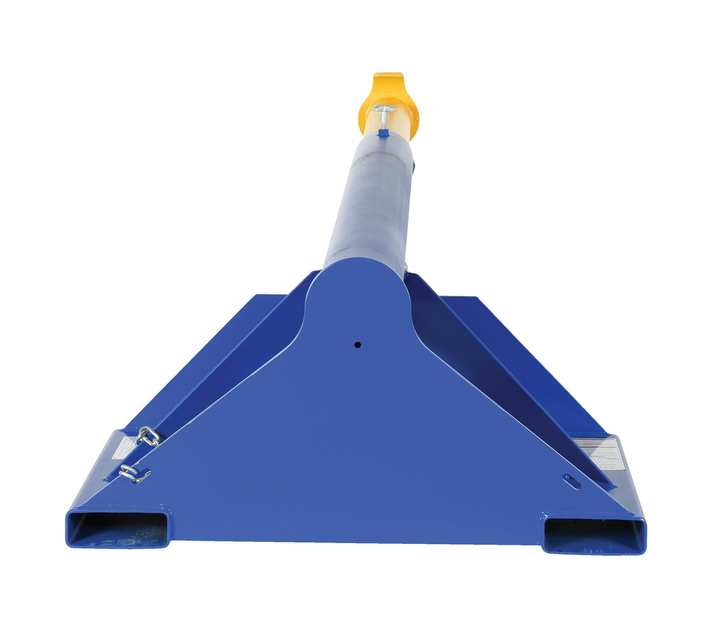 Vestil LM-1T-4-36 Steel Telescoping Lift Boom 36 In. Fork Pocket Center 4,000 Lb. Capacity Blue and Yellow