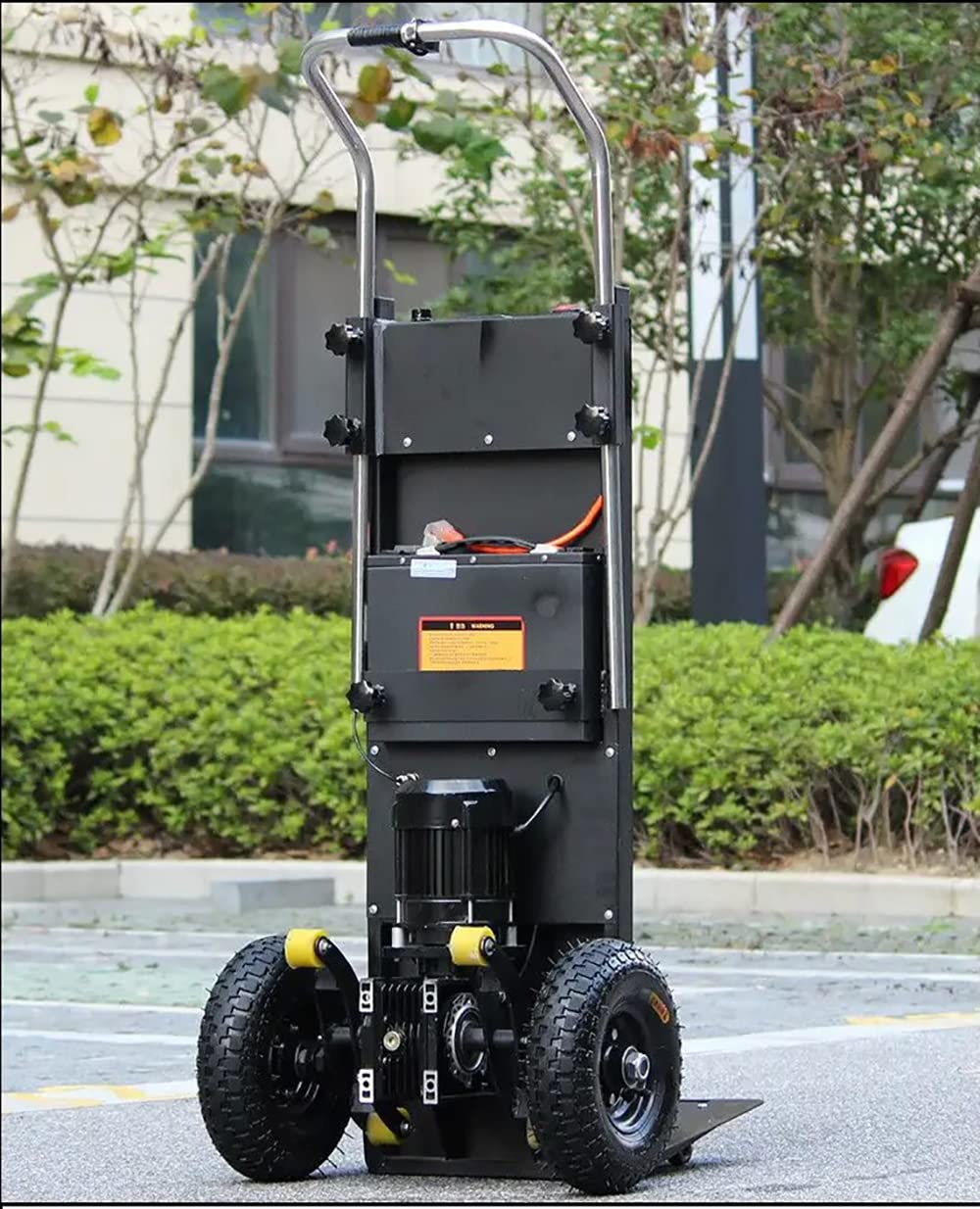 ROOMEDAL 880lbs Electric Stair Climbing Hand Trucks Cart, 1200W Motor Power Stair Climber Dolly Trolley Battery Powered for Moving Heavy Objects Furniture Family Removal Warehouse