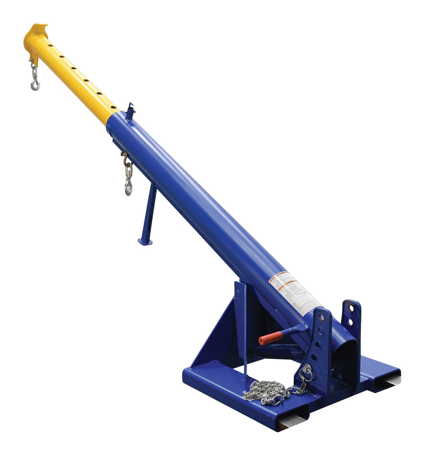 Vestil LM-OBT-6-24 Steel Orbit Telescoping Lift Boom 24 In. Fork Pocket Center 6,000 Lb. Capacity Blue