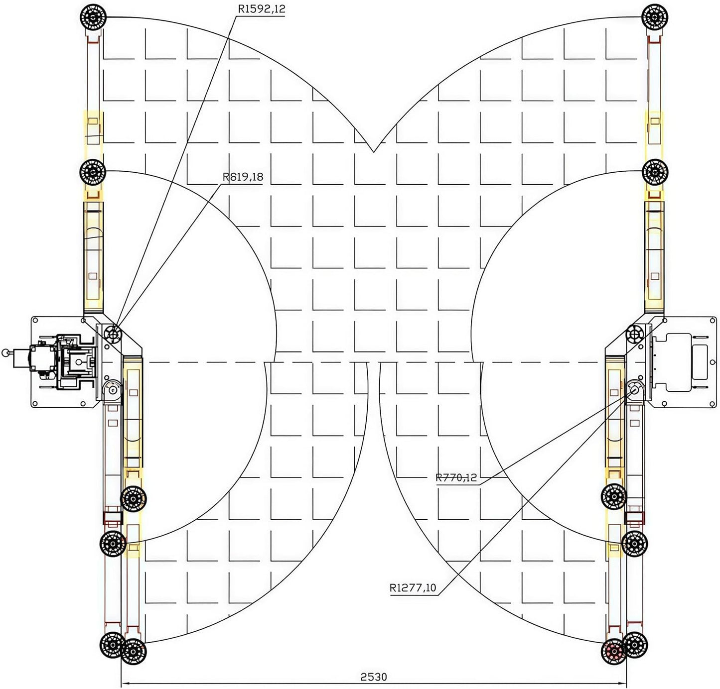 11000 Lbs 2 Post Lift Single Point Lock Release Direct Drive (no Chain) Car Lift with Asymmetry 3+2 Arm with 3.0HP Bucher Pump KT-AS110D Auto Lift Two Post Lift (Black)