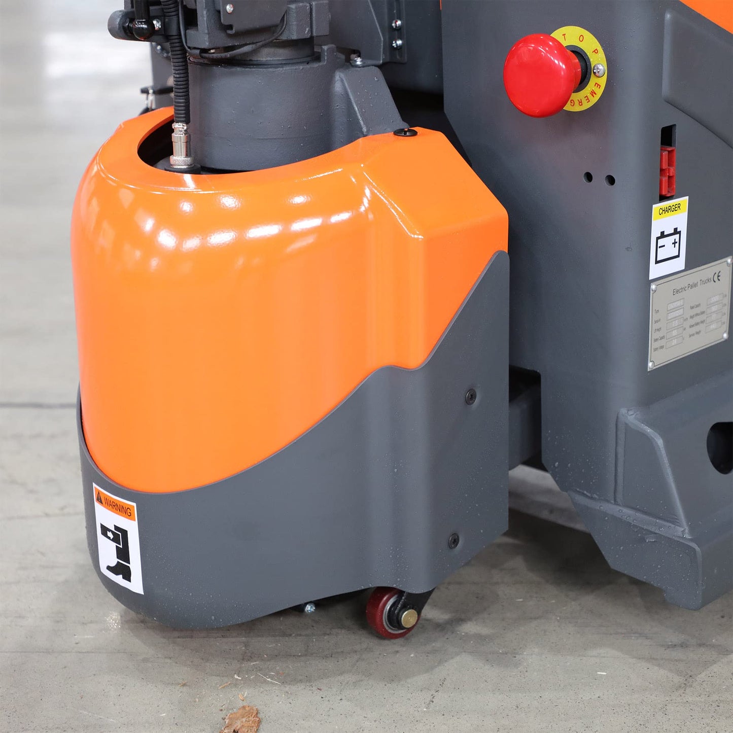 Tory Carrier Electric Pallet Truck, Standard Duty Pallet Truck 3300lbs Capacity, 48" x 27" Forks, Max Lift Height 7.3 Inch Powered Pallet Jack Lift for Handling & Storage & Lifting