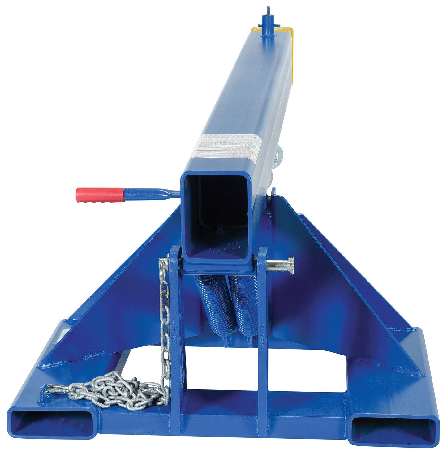 Vestil LM-OBT-8-30 Steel Orbit Telescoping Lift Boom 30 In. Fork Pocket Center 8,000 Lb. Capacity Blue