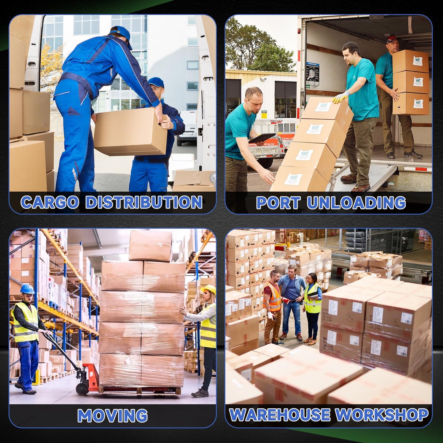 Electric Stair Climbing Dolly, Heavy Duty Stair Climber 900lbs Capacity 1250W Motorized Hand Truck with Ropes & Foldable Design for Moving Furniture Logistics (Blue, Tyre)