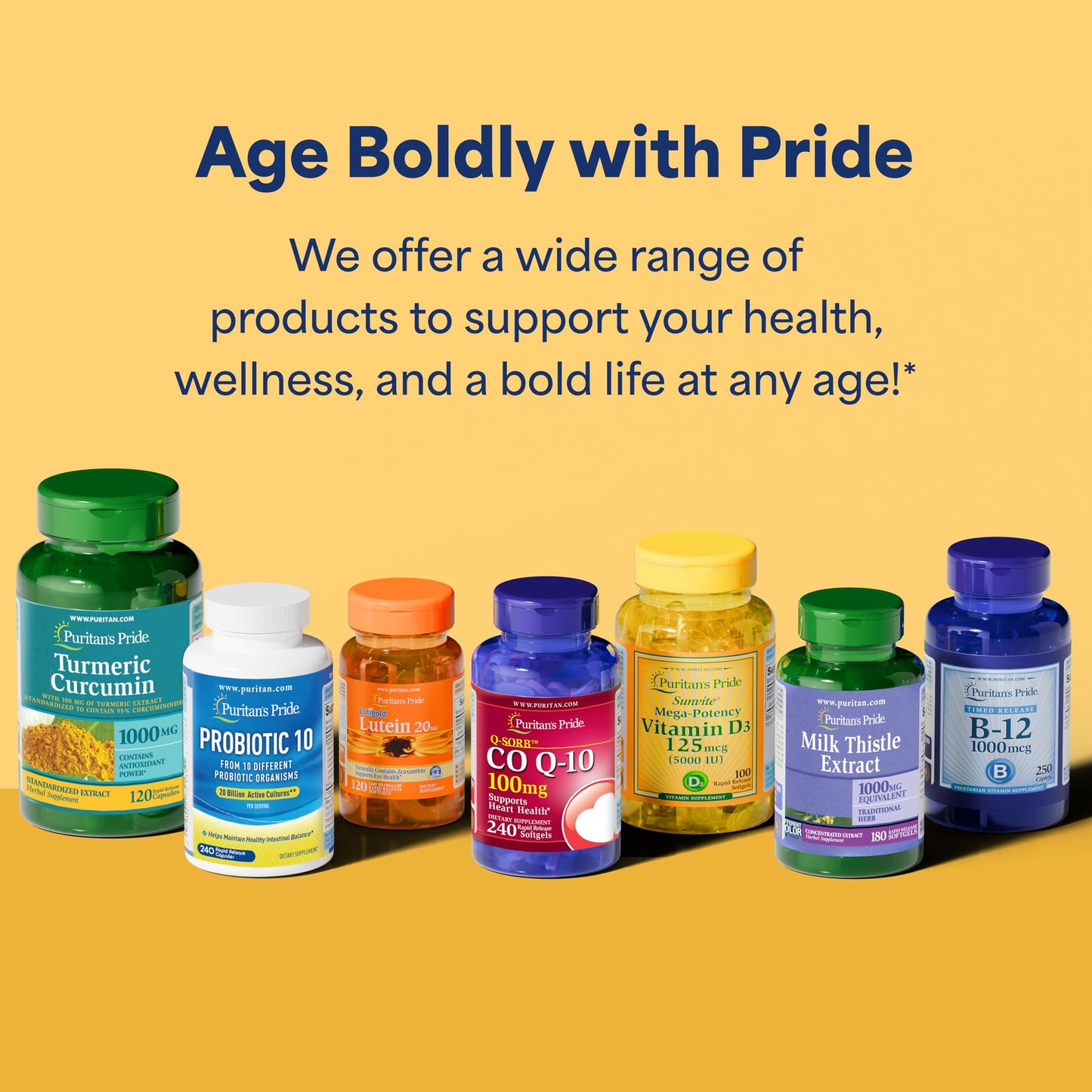 Puritan's Pride Premium Ultra Mega Biotin 10,000mcg, Dietary Supplement for Healthy Hair, Skin, Nails, and Energy Metabolism Support, 100 Day Supply, 100 Rapid Release Softgels