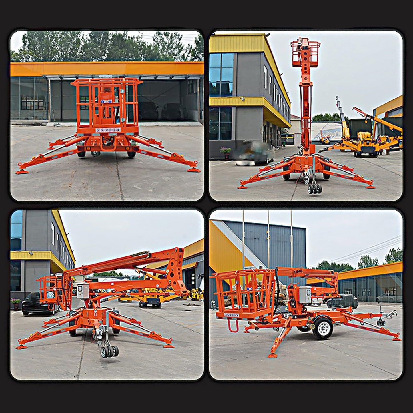 Towable Articulating Boom Lift with 45ft Reach | 450lb Platform Capacity | Excellent Over-the-Obstacle Access | Easy Transport & Quick Job Site Setup