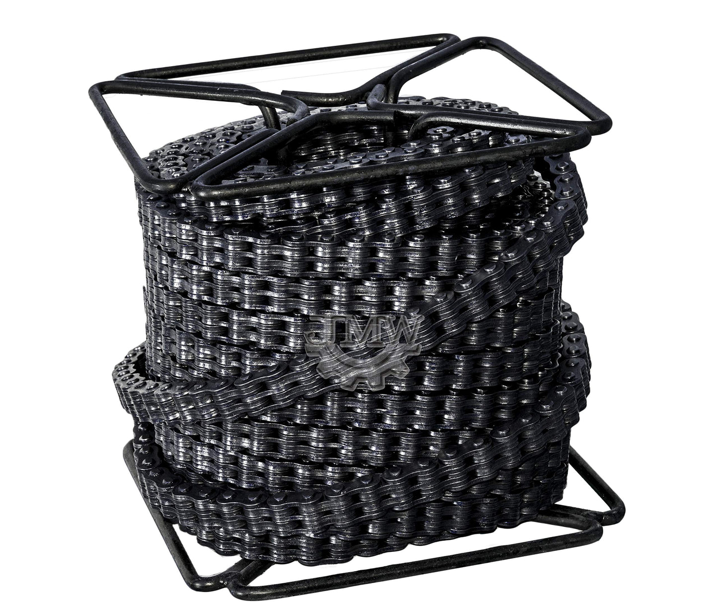 Jeremywell BL634 Leaf Chain 50 Feet for Forklift Masts,Hoisting with 5 Connecting Links