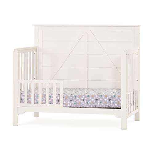 Forever Eclectic Woodland 4-in-1 Convertible Baby Crib, Brushed Cotton