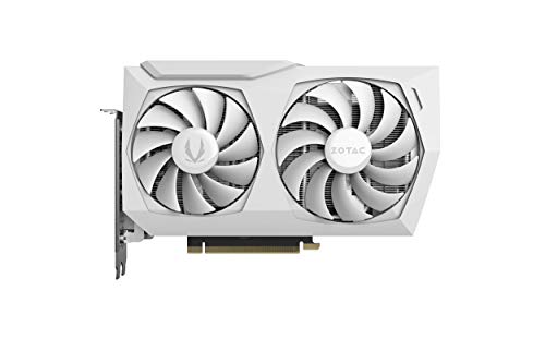 ZOTAC GAMING GeForce RTX™ 3070 Twin Edge OC White Edition LHR 8GB GDDR6 256-bit 14 Gbps PCIE 4.0 Gaming Graphics Card, IceStorm 2.0 Advanced Cooling, White LED Logo Lighting, ZT-A30700J-10PLHR