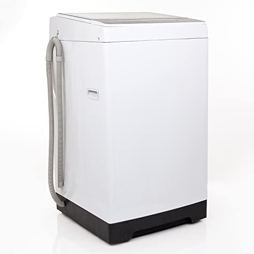 Avanti STW16D0W Portable Washing Machine 1.6 Cu. Ft. Capacity, Top Loading with Hot and Cold Water Inlets, 6 Cycles, Compact for Apartments Dorms and RVs, White