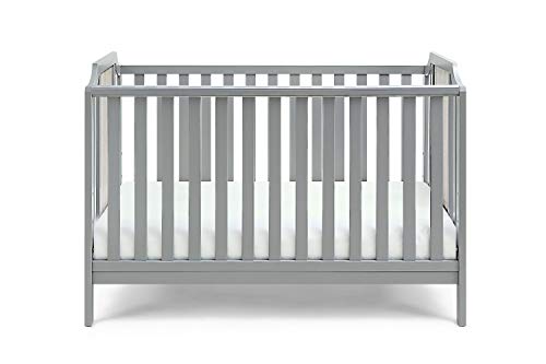 Suite Bebe Brees Convertible Island Crib in Gray and Vintage Birch , 53.5x37.5x30.5 Inch (Pack of 1)