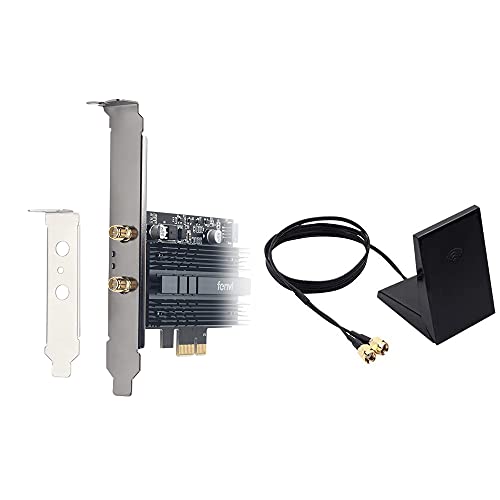fenvi WiFi 6 AX200NGW PCI-E WiFi Adapter Card PCIe Wi-Fi 6 802.11ax Card PC Internet Network Wireless PCI Card Next-Gen MU-MIMO 2x2 2.4GHz 5GHz BT 5.1 3000Mbps 11AX Miracast vPro AX200 OFDMA WiFi nic