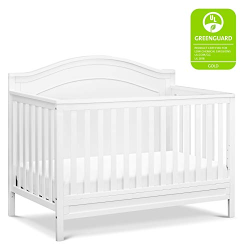 DaVinci Charlie 4-in-1 Convertible Crib in White, Greenguard Gold Certified