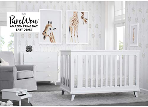 Delta Children Ava 3-in-1 Convertible Baby Crib - Greenguard Gold Certified, White