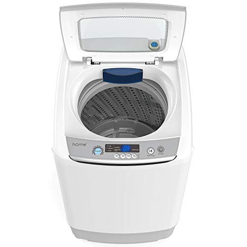 hOmeLabs Portable Washing Machine - 6 Pound Load Capacity, 0.9 Cubic Foot Interior, Top Loading, 5 Wash Cycles, and LED Display - Perfect for Apartments, RVs and Small Space Living
