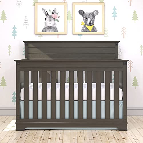 Child Craft Redmond 4-in-1 Convertible Crib, Dapper Gray