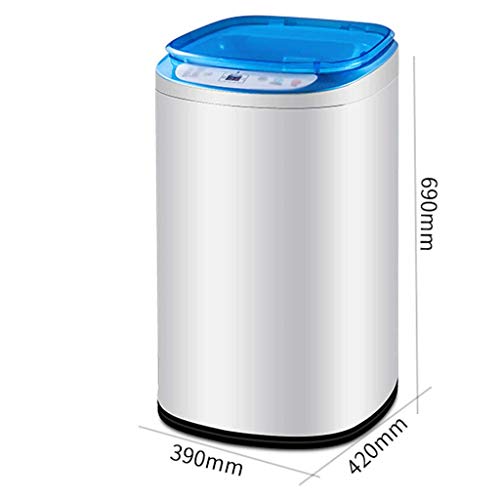 Zzmop Fully Automatic Washing Machine,Portable Compact Washer,8 Washing Modes,Washing Capacity 2KG,Blue,Pink,for Apartments Dorms Home.
