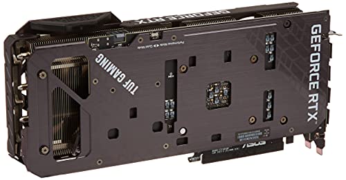 ASUS TUF Gaming NVIDIA GeForce RTX 3060 V2 OC Edition Graphics Card (PCIe 4.0, 12GB GDDR6, HDMI 2.1, DisplayPort 1.4a, Dual Ball Fan Bearings, Military-Grade Certification, GPU Tweak II)