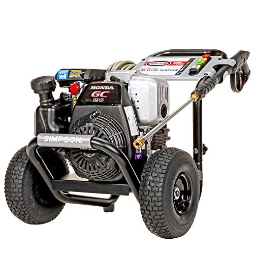 Simpson Cleaning MSH3125 MegaShot Gas Pressure Washer Powered by Honda GC190, 3200 PSI at 2.5 GPM, (49 State) + Simpson Cleaning 80149 Universal 16" Spray Wand for Cold Water Pressure Washers