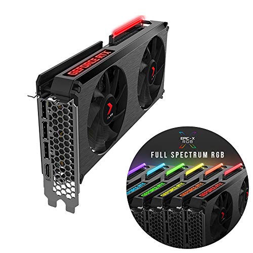 PNY GeForce RTX™ 3060 Ti 8GB XLR8 Gaming Revel Epic-X RGB™ Dual Fan Graphics Card LHR