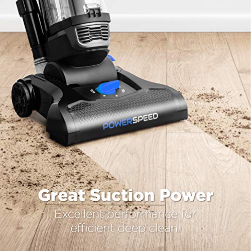 Eureka PowerSpeed Bagless Upright Vacuum Cleaner, Pet Turbo, Black