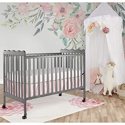 Dream On Me Carson Classic 3-in-1 Convertible Crib in Steel Grey