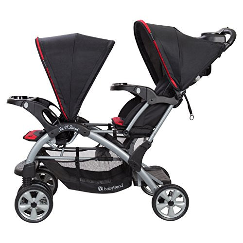 Baby Trend Sit n Stand Double Stroller, Optic Red