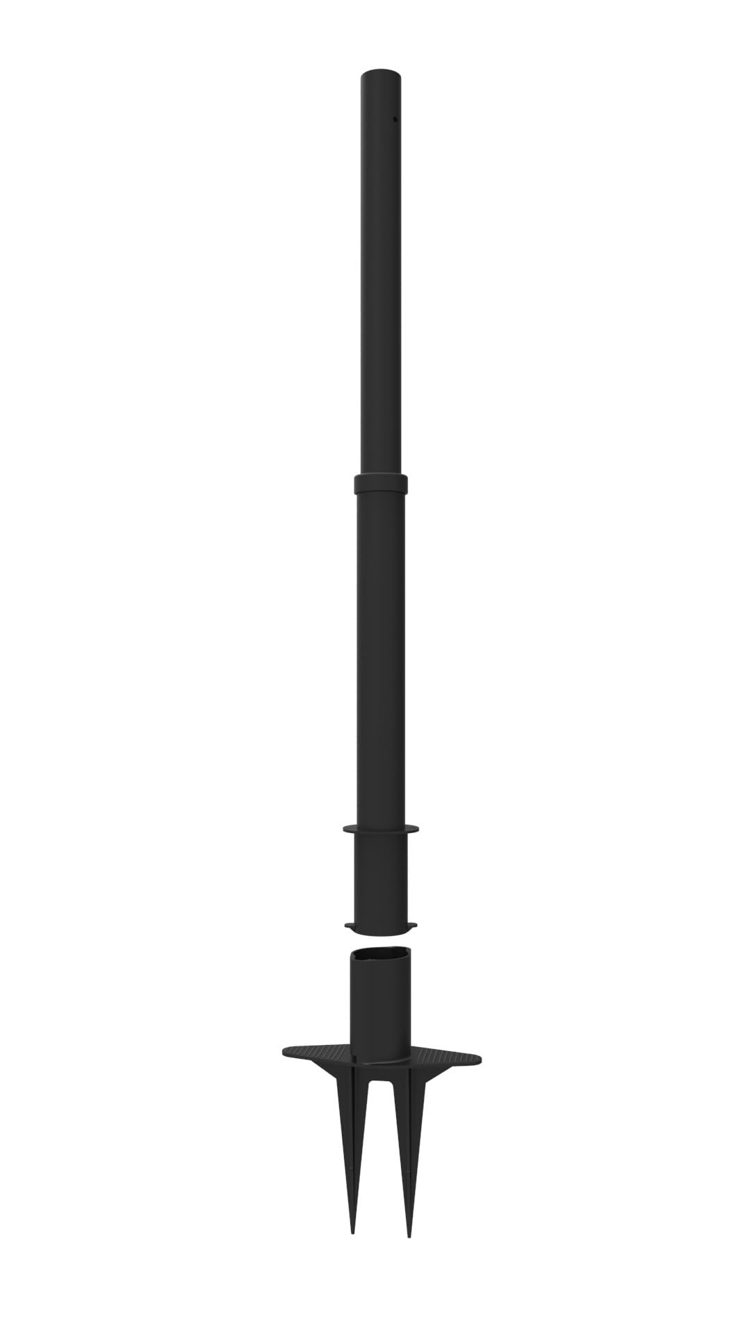 Banner Stakes Crowd Control Plus Cart Package & Accessory Tray, 75' Total Retractable Belt Barrier System - 5 Telescoping Stanchions w/ 15' Black Blank Banners (PL4000-BT)