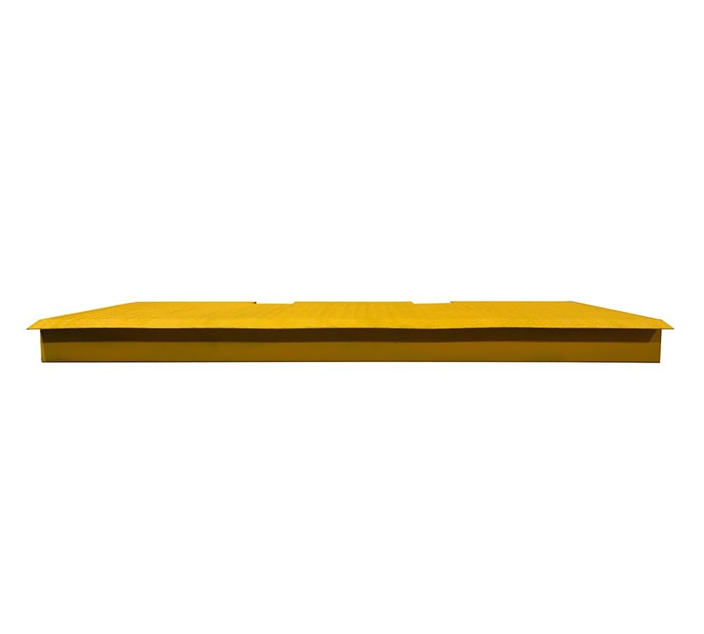 Mytee Products 49"x86" Heavy Duty Shipping Container Loading Ramps, 14,000 Lbs Capacity - Forklift Compatible Cargo Container Ramp for Loading & Unloading - Made with HD 10 Gauge Steel