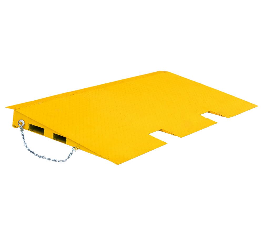 Mytee Products 68" x 86" HD Steel Shipping Container Loading Ramps, 14,000 Lbs Capacity