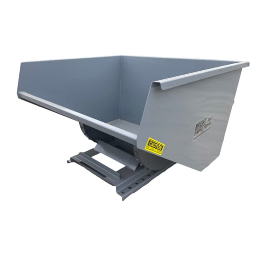 Wright 15055 1-1/2 Cu Yd Gray Medium Duty Self Dumping Forklift Hopper