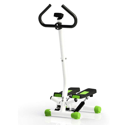 Stepper,Mini-Swing Stair Step Machine for Exercise Adjustable Aerobic Twist Home Multifunctional Fitness Equipment with Safety Handlebars