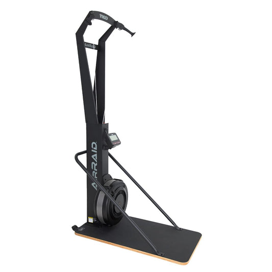TKO AirRaid Ski Exercise Machine with 10 Setting Wind Resistance | Get a High Impact Cardio Workout | A Must Have Indoor Exercise Equipment