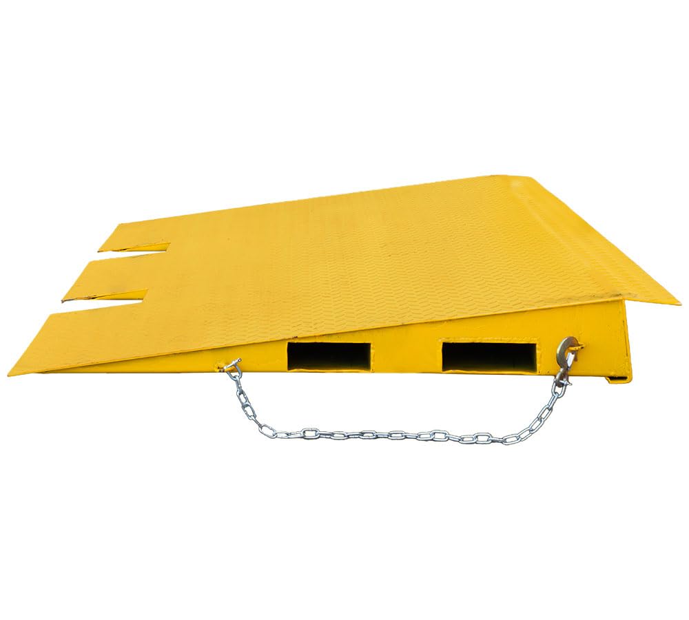 Mytee Products 68" x 86" HD Steel Shipping Container Loading Ramps, 14,000 Lbs Capacity
