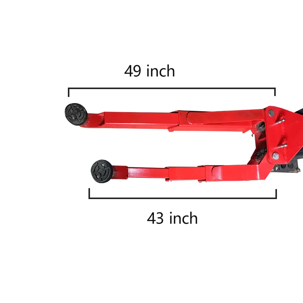KT-AS110D Two Post Car Lift 11000 lbs Capacity, Direct Drive & Single Point Lock Release, New Arm Double-S Column Design, 1800mm Lift Height for Auto Shop