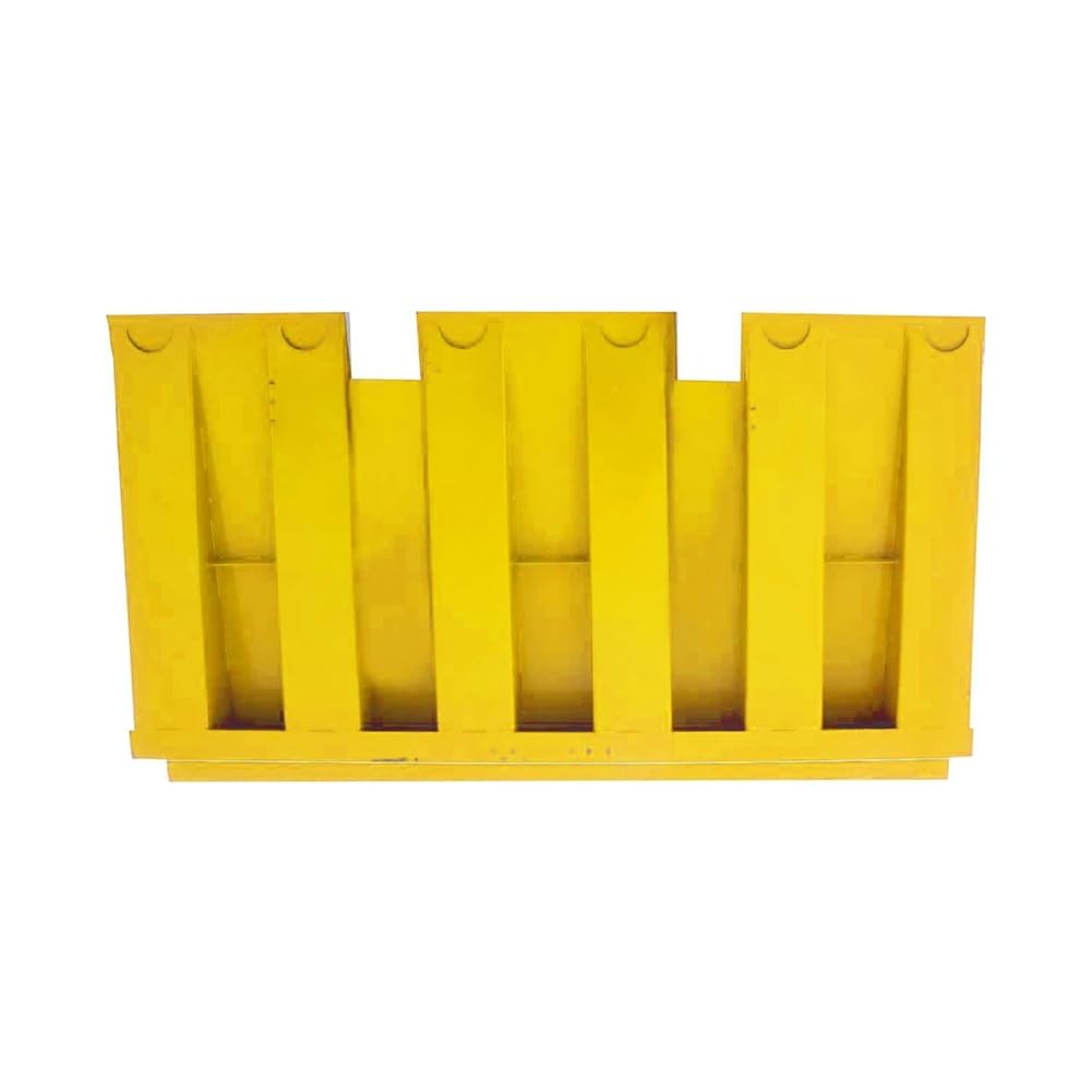 DMC-FPPS 68'' x 86'' Heavy Duty Shipping Container Ramp - 16,000lbs Capacity, 6.5" Height Differential, Forklift Compatible, 10 Gauge Steel - Ideal for Warehouse, Dock & Yard Use
