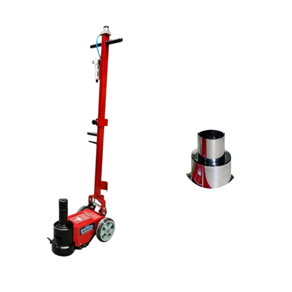 AUTOKATO 50 Ton Pneumatic Hydraulic Floor Jack, Heavy Duty Truck Lift for Garages & Repair Shops, 7.6-14.5 Inch Lift Range (Jack 50T)