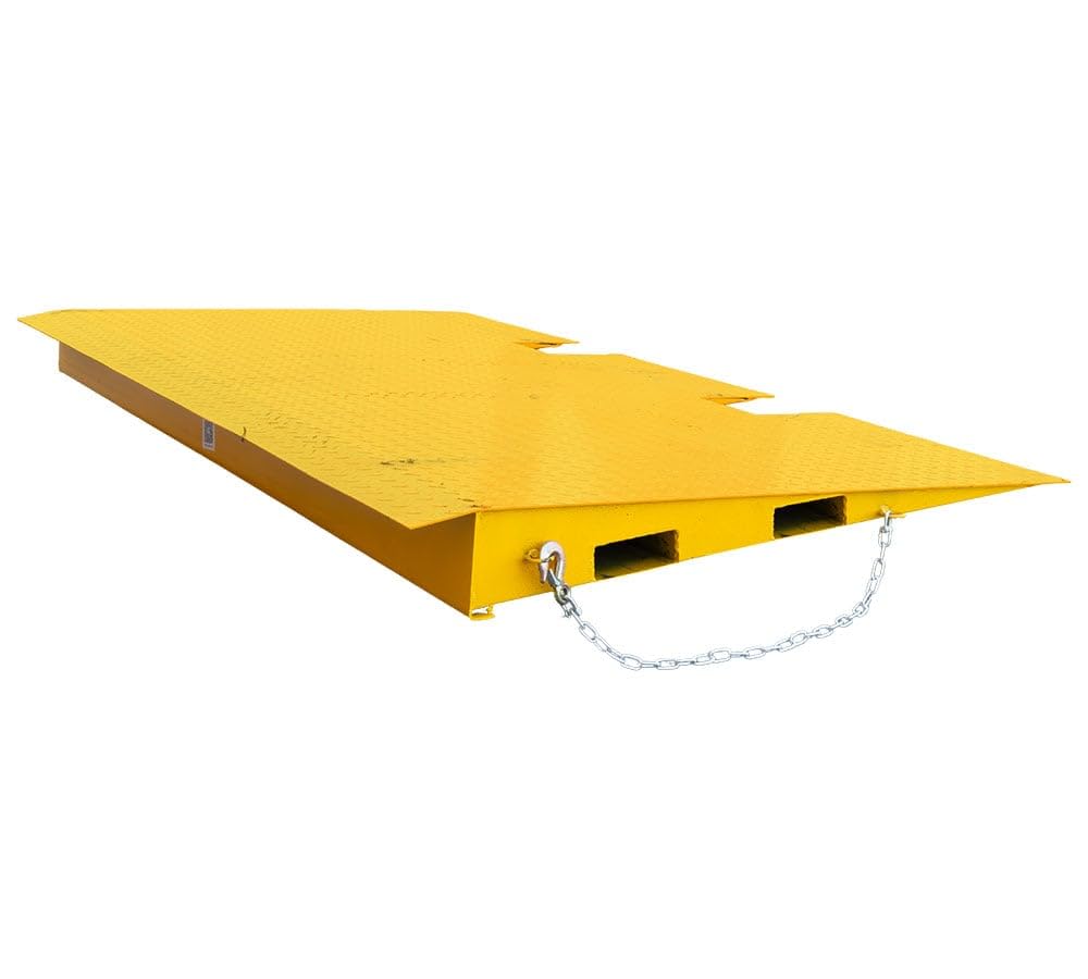 Mytee Products 68" x 86" HD Steel Shipping Container Loading Ramps, 14,000 Lbs Capacity