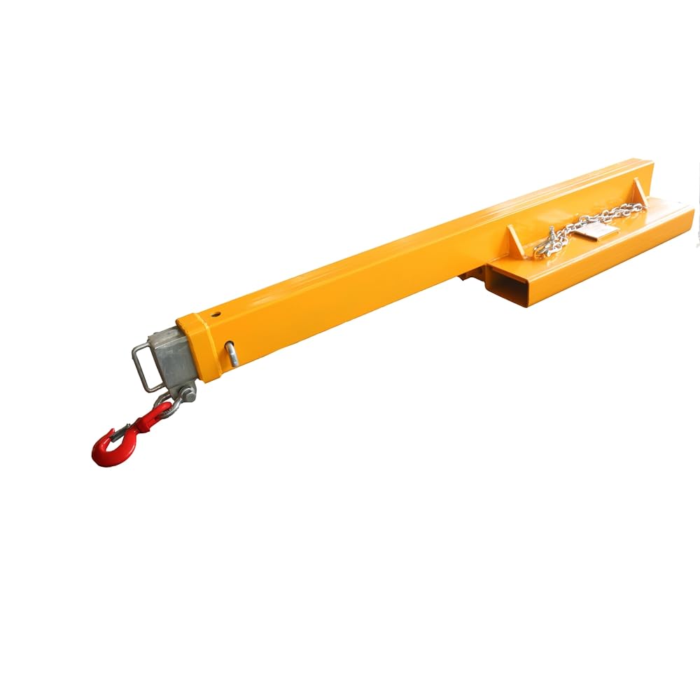 Landy Attachments Forklift Long Mobile Crane Lifting Hoist Jib Boom 9900lb Capacity